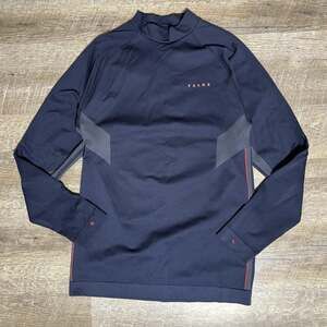 FALKE Ergonomic Sport System Men’s L Navy Mock Neck Compression